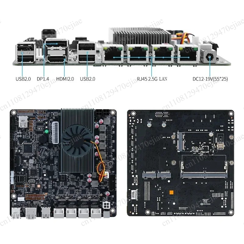 Nas Motherboard N100 6 Sata - N100 6-Bay NAS-Motherboard Mini ITX 4x