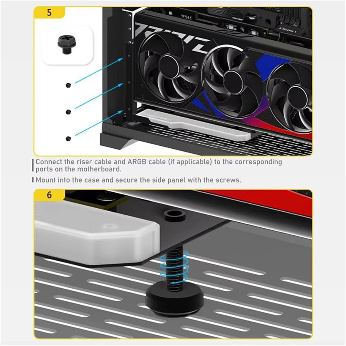 HOTVertikale GPU-Montagehalter – Pcie 4.0 X16 Riser Cable 90 Degree Bewertung und Preis