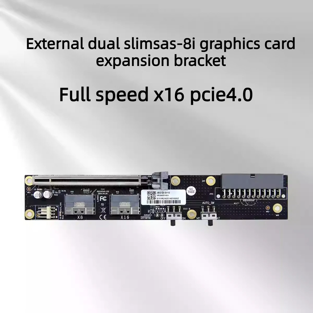 Dual SlimSAS 8i Oculink Grafik – External Gpu Dock Pcie 4.0 Oculink Bewertung und Preis